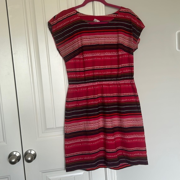 Multicolored Dress with elastic waist N - Picture 1 of 4